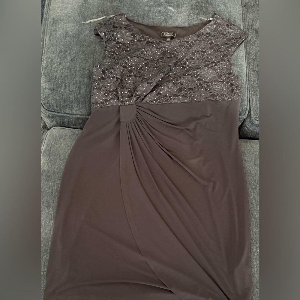 Gray dressbarn mid dress size 18